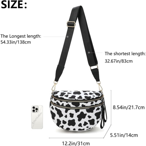 Bolsa transversal feminina Emmafy Gofree, leve e resistente. 1