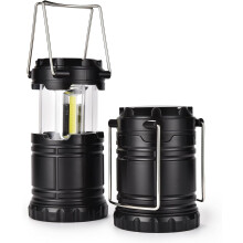 Zusammenklappbare LED-Campinglaterne, batteriebetrieben, 2er-Pack