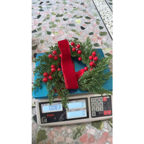 Mini Guirlanda de Natal Artificial para Porta, 30 cm (11,8 polegadas) 2