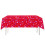 Nappe jetable à cœurs roses 72 x 54 pouces 1