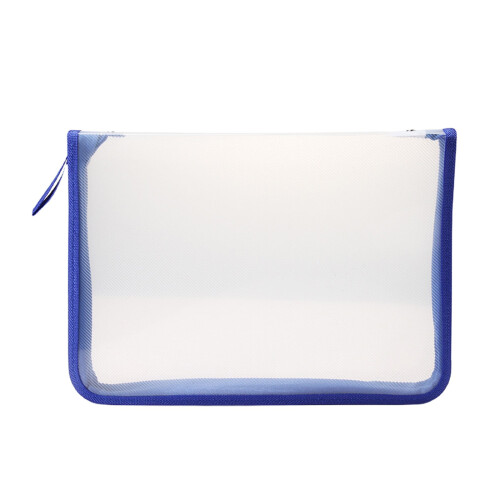 Pochette transparente A4 à fermeture éclair pour classeurs (1 pièce)