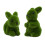 Påskharefigur kaninformad topiary dekorationsset 2 1