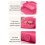 Boîte à maquillage pliable avec miroir rose fuchsia à 2 compartiments 7