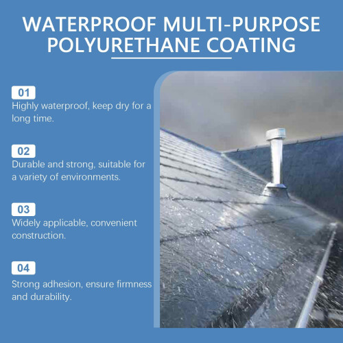 Polyurethane Waterproof Coating Flexible 150ml 2