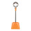 Support de rangement pour sèche-cheveux orange sur pied (1 pièce) 1