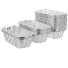 Forma de alumínio para assar pão e bolo (50 unidades)