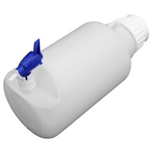 Witte PE-watercontainer met kraan, 5 gallon