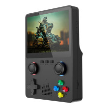 Consola de juegos portátil negra para emulación de GBA, doble