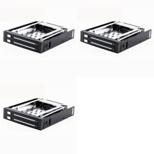 3 Set 2.5 Inch Floppy Disk Drive Tray 2-Bay Disk Drive for HDD/SSD Hard Disk Enclosure Extraction Box