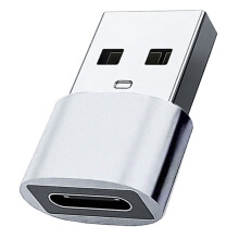 Adapter USB typu C żeński na USB 2.0 męski 1 szt.