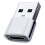 Adapter USB typu C żeński na USB 2.0 męski 1 szt. 1