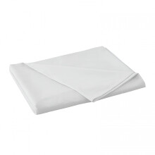 Katoenen percal hoeslaken, queensize, wit (71" x 90,5")