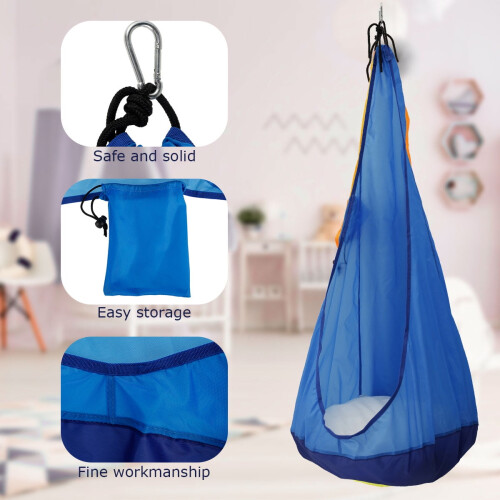 Kids Pod Swing Seat Folding Hammock Chair 2PCS 2