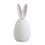 Keramik-Osterhasen-Ornament, weiß, 15 cm 1