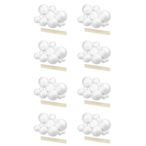 Solar System Project Kit, PlanetModel Crafts 112 Mixed Sized Polystyrene Spheres Balls for School Science Projects 1