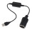 USB-A-Stecker auf Kfz-Buchse Adapterkabel 5V auf 12V 1