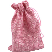 Sacs cadeaux en toile de jute rose 10 x 14 cm (4 x 5,6 pouces) - Lot de 25