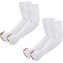 UV Protection Arm Sleeves with Thumb Hole 1 Pair