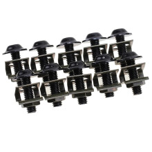 Motorcykel kåbebolt M6 6mm 10 stk