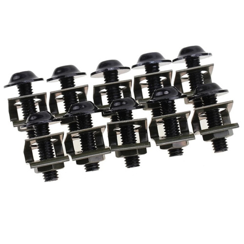 Motorcykel kåbebolt M6 6mm 10 stk