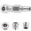 Reifenluftpumpe mit Manometer, 1 Set 1
