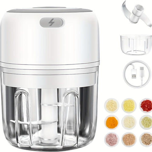 Mini coupe-légumes rechargeable par USB, 287 g