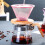 Cafetera de vidrio con filtro reutilizable y 1