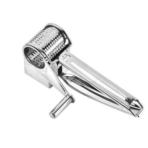 Râpe rotative manuelle en acier inoxydable (1 pièce)