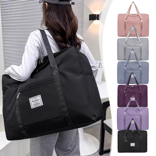Taška do posilovny, voděodolný polyester, 35 l, vínová