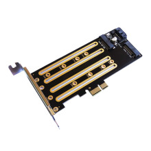 Adaptérová karta M.2NVMe SSD na PCIe4.0x1 2230/2242/2260/2280