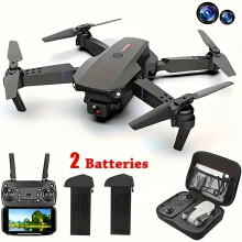 Sammenleggbar drone med dobbelt 4K-kamera og 2 batterier