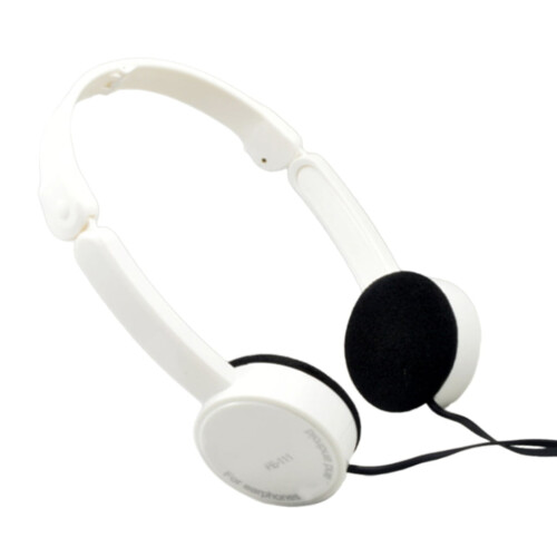Sammenleggbare over-ear-hodetelefoner med støyisolerende stereo