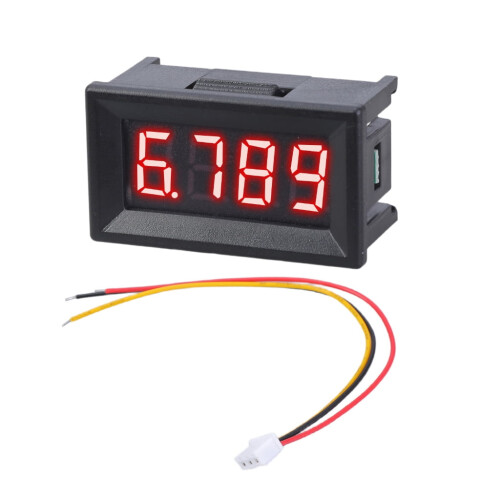 Digitale voltmeter 0-100V 4-cijferig LED-display 3-draads