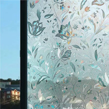 8x Milchglas-Klebeaufkleber, Elektrostatische Fensterfolie, Badezimmerglas, Sichtschutzfolie, 3D-Matt-Dekorationspaste, 20 X 100 cm