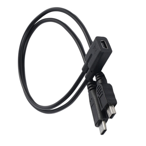 USB5P-zu-USB-C-Ladekabel mit Doppelanschluss
