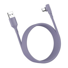 Cábla Micrea USB 5A Silicone Leachtach Muirearú Tapa
