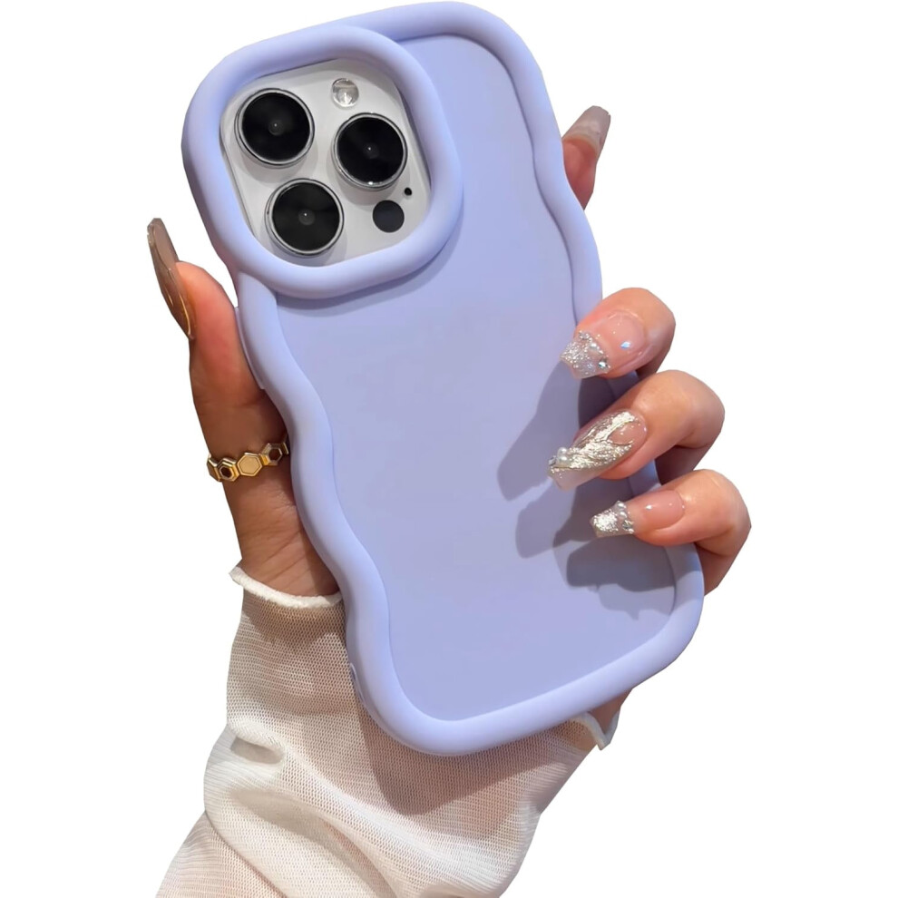 Iphone 16 Silicone Case Wavy Edge Thin Shockproof 6.1 Inch 9170372595853