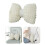 Coquette Bow Pillow White Lace Ruffle Decorative Cushion 1