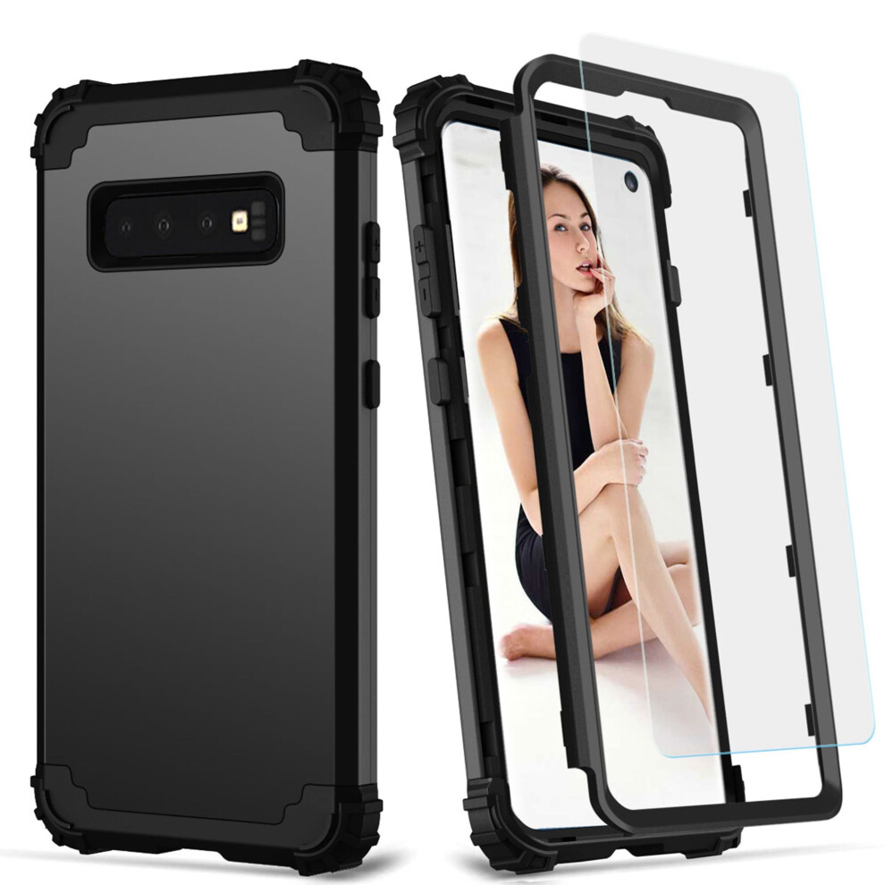 Galaxy S9 Case With Tempered Glass Dual-Layer Protection 9087558881153