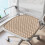 Seat cushion polyester gold rectangle interior meditation 1 6