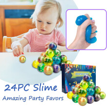 Galaxy Slime Party Favors for Kids – 12 pcs