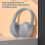 Bluetooth 5.3 Wireless Headphones with Mic and Noise 4
