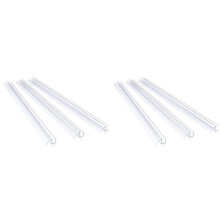 2Set Duschdörrens Bottentätning 3-Sektionsduschinstallationssats Ramlösa Duschdörrstätning Av Glas - för 3/8 Tums Glas