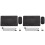 2X Ultra-Thin Silent Wireless  Keyboard and Mouse Set Suitable for Tablet Notebook  Keyboard Black 1
