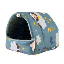Hamster Warm Nest Cozy Winter Sleeping House for Small Pets