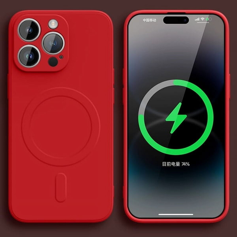 Liquid Silicone Magsafe Magnetic Case For Iphone 15Â7 9087558925710