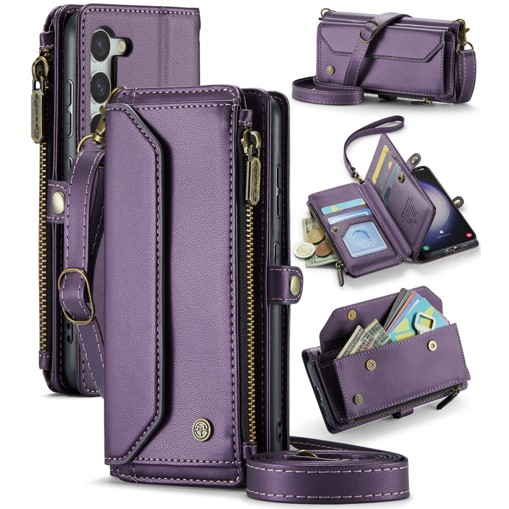 Caseme Leather Wallet Case For Samsung Galaxy S23 6.1 Inch 9558830516082