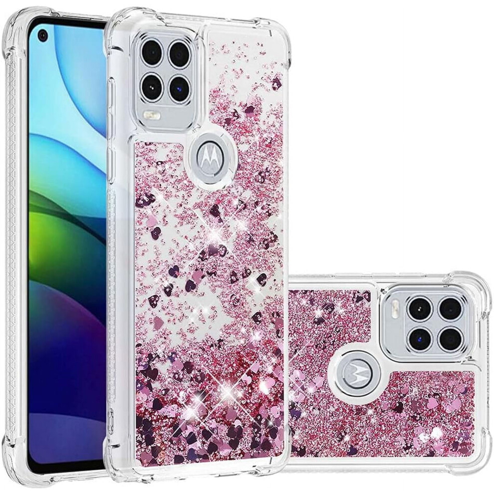 Motorola Moto G Stylus 5G Glitter Liquid Clear Tpu Case 9558830525169