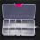 30pcs 10 Grid Electronic Component Parts Kits Plastic Storage Box Case 8