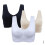 Vest Bra Plus Size Shockproof Breathable Wireless Nylon 1
